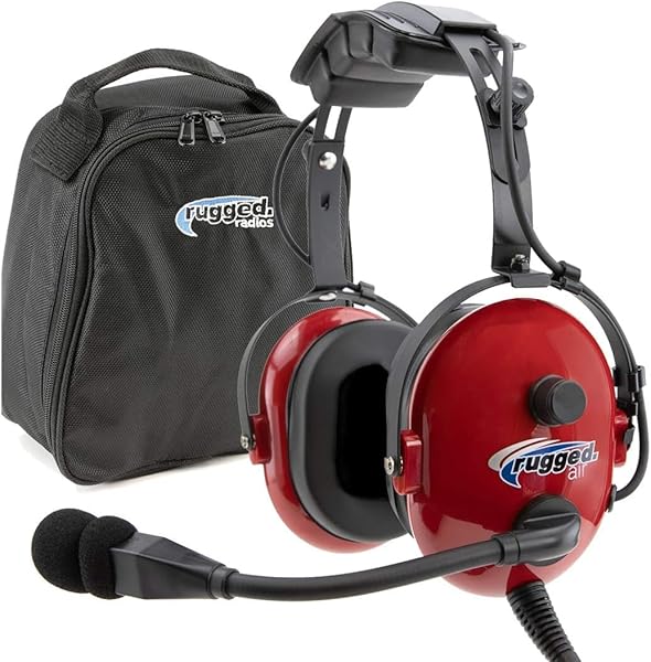 Rugged. Air Rugged Air RA250 Child Aviation Pilot Headset with Noise Canceling Microphone and Custom Fit for Comfort and Clarity