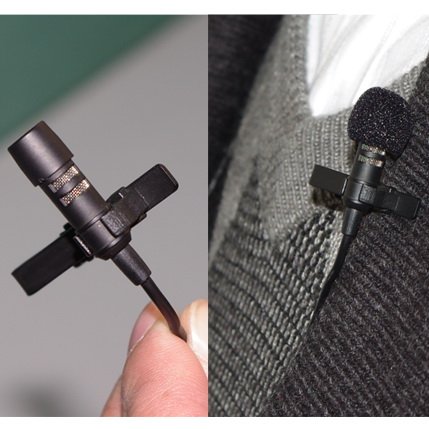 YPA M1-C4A Lavalier Clip On Cardioid Microphone for AKG Wireless Bodypack Transmitter - View 3 of 9