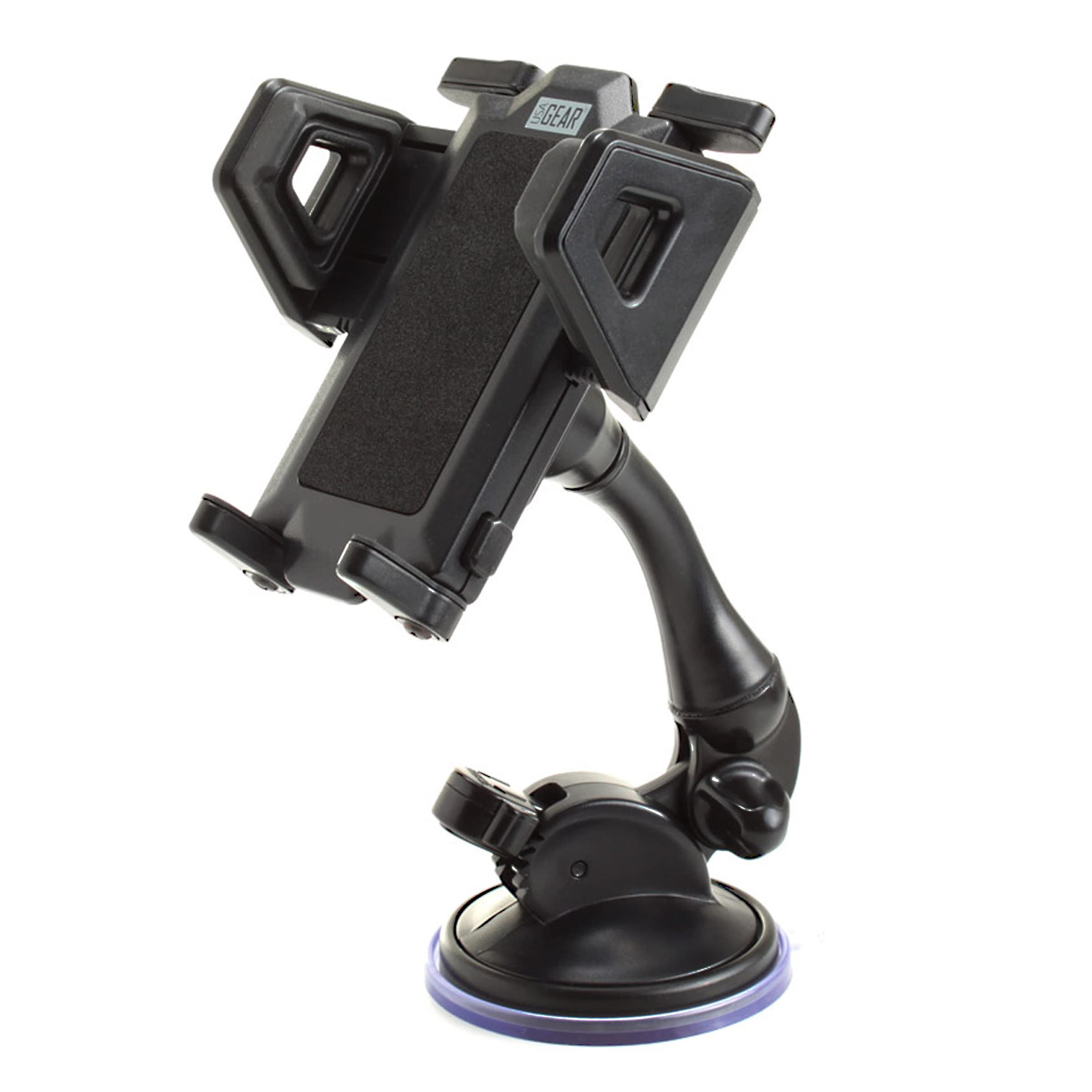 USA Gear USA Gear Auto Windshield Mount: Adjustable Phone Holder for iPhone, Galaxy, LG & More - Strong Suction Clamp - View 2 of 9