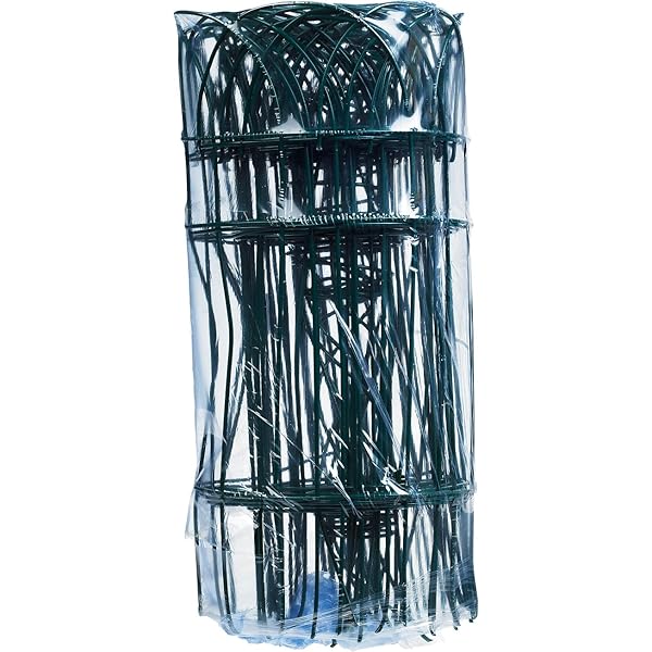 Panacea "Panacea 240" Green Scroll Garden Edging - Durable 14" High PVC for Beautiful Landscaping"