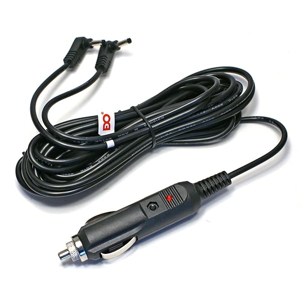 EDOTech EDO Tech 11' Car Charger for Philips Dual Screen DVD Players - Compatible with Pet9402/37, Pd7012/37 & More