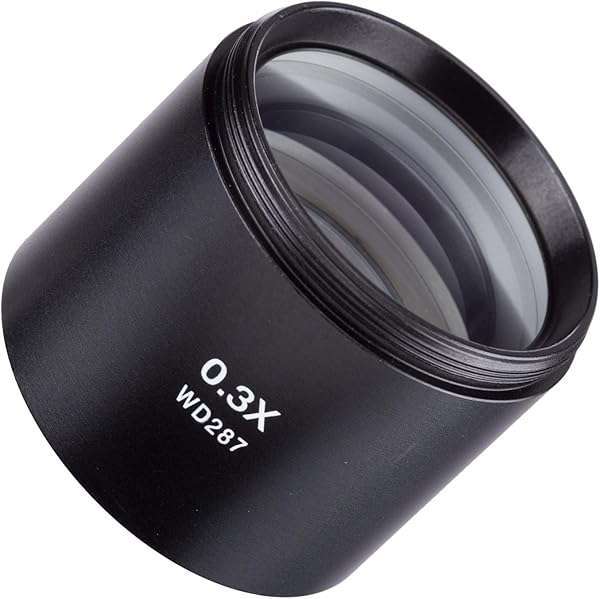 AmScope AmScope ZM03 0.3X Barlow Lens for ZM-Series Stereo Microscopes - 48mm Mount
