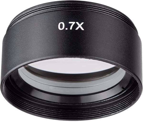 AmScope AmScope SM07 0.7X Barlow Lens for SM Stereo Microscopes - Enhance Your Viewing Experience - View 4 of 5