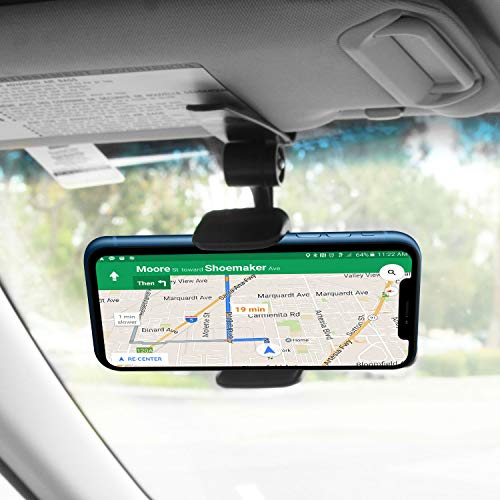 Cellet Sun Visor Phone Mount: Universal Car Holder for iPhones, Samsung, Motorola & Google Pixel - View 4 of 10