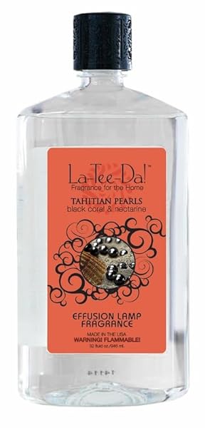 La-Tee-Da La-Tee-Da Effusion and Fragrance Lamp Oil Refills 32 oz Tahitian Pearls for Long Lasting Aroma