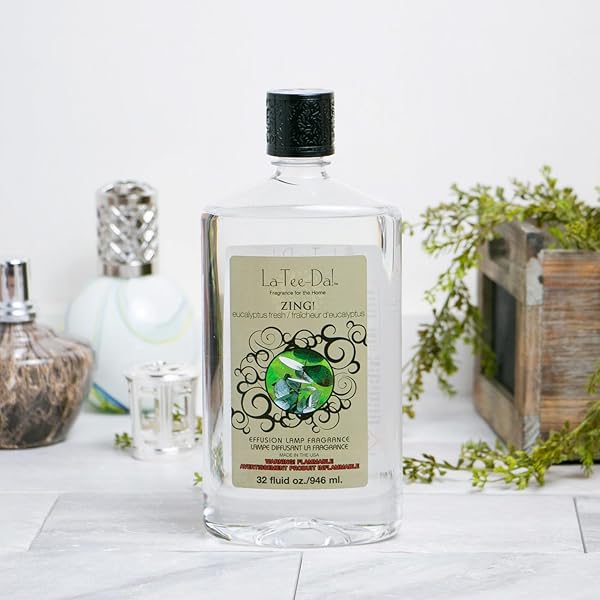 La-Tee-Da La-Tee-Da ZING Effusion and Fragrance Lamp Oil Refills 32 oz for Long Lasting Aroma - View 2 of 3