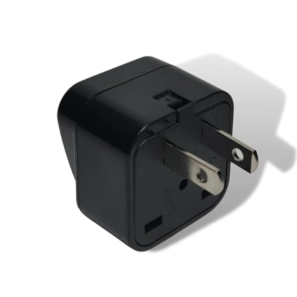 Tmvel Tmvel Universal Power Adapter: EU/UK/CN/AU to USA Plug Converter for Cell Phones - Fast Charging Solution