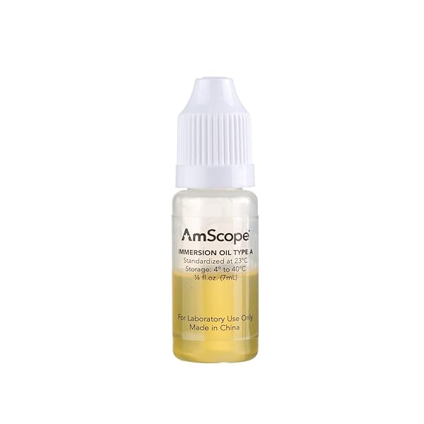 AmScope AmScope ML-A-A Microscope Immersion Oil 1/4 Oz - Enhance Clarity & Performance - View 2 of 4