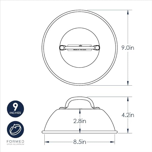 Nordic Ware Nordic Ware 365 Cheese Melting Dome: Perfect for Indoor & Outdoor Grilling - View 7 of 7