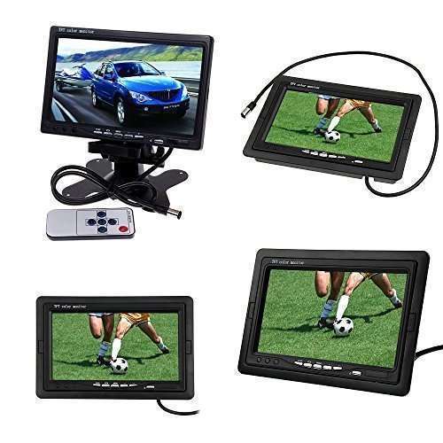 B+W BW 7-Inch High-Res 800x480 TFT Car Rear View Monitor with Rotating Screen & Dual AV Inputs - View 6 of 10