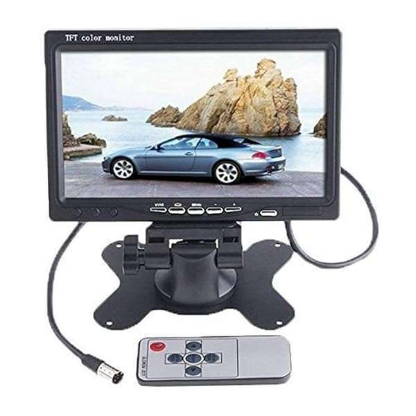 B+W BW 7-Inch High-Res 800x480 TFT Car Rear View Monitor with Rotating Screen & Dual AV Inputs - View 2 of 10