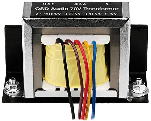 OSD Audio OSD Audio 70V Commercial Line Transformer SP70: 20W, 15W, 10W & 5W Options for Premium Sound Distribution - View 4 of 5