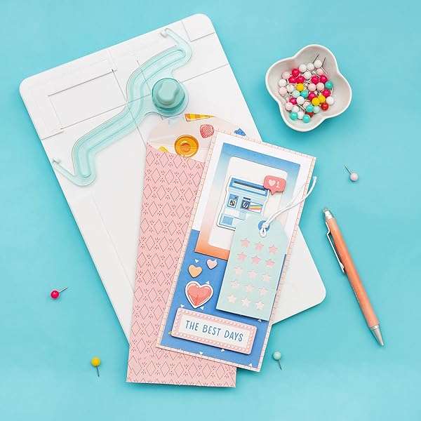 We R Memory Keepers Shop We R Memory Keepers Slimline Card Punch Board & Craft Supplies for Perfect Paper Punching & Scoring - View 7 of 10