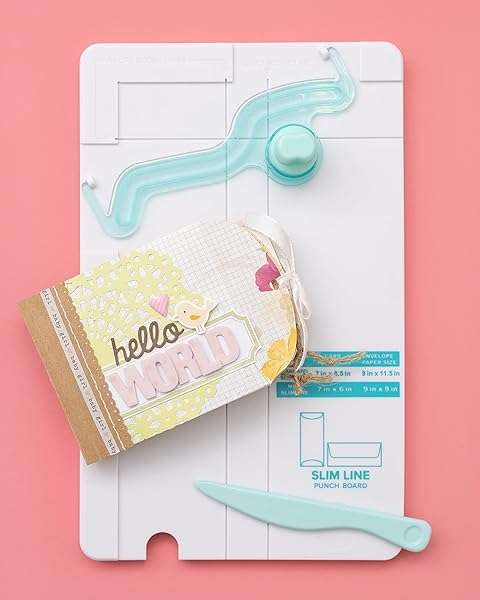 We R Memory Keepers Shop We R Memory Keepers Slimline Card Punch Board & Craft Supplies for Perfect Paper Punching & Scoring - View 10 of 10