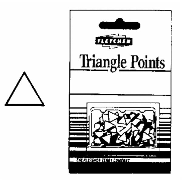 FLETCHER-TERRY COMPANY Fletcher-Terry 08-511#2 Trian Glazier Points: High-Quality Glass Installation Solutions