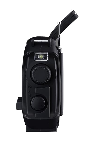 Kaito Buy Kaito KA500IP-BLK Voyager Solar/Dynamo Weather Radio & Phone Charger - AM/FM/SW/NOAA Alerts - View 4 of 5