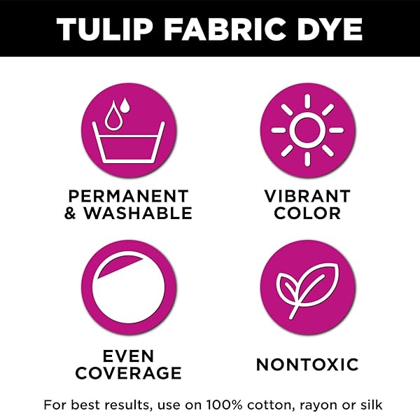 TULIP Buy Tulip Permanent Fabric Dye in Black (26588) - Vibrant, Long-Lasting Color for All Fabrics - View 3 of 8