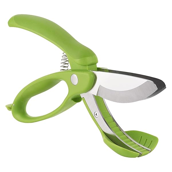 Trudeau Trudeau Toss and Chop Salad Tongs Stainless Steel Multi-Function Salad Servers for Easy Tossing Chopping and Mixing Durable Ergonomic Design