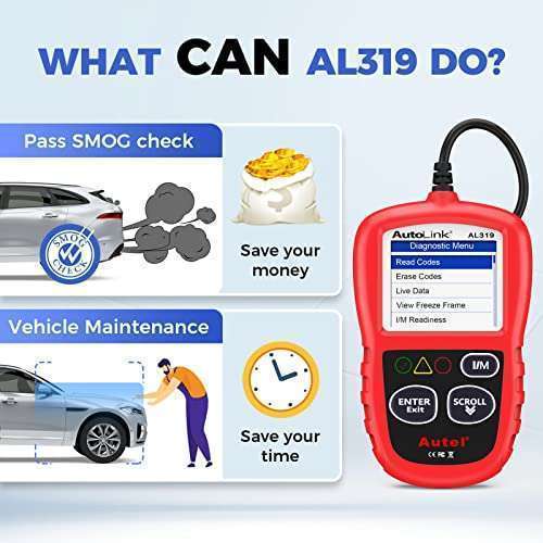 Autel Autel AL319 OBD2 Scanner: Enhanced Engine Code Reader & Live Data for All OBDII Vehicles (1996+) - 2024 Upgrade - View 7 of 9