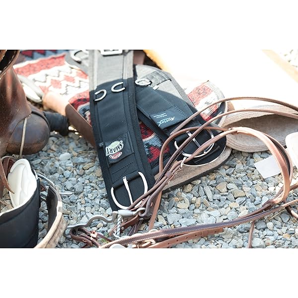 Weaver Leather Buy Weaver Leather Felt Lined Straight Smart Cinch Black 34-Inch - Durable & Comfortable Horse Tack - View 3 of 6