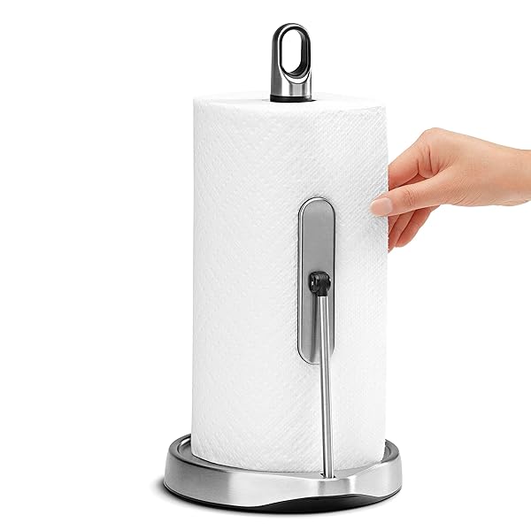 simplehuman Simplehuman Tension Arm Paper Towel Holder - Brushed Stainless Steel for Easy Access - View 3 of 4