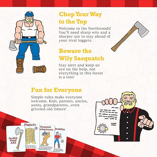 Prolific Games Prolific Games Flapjacks and Sasquatches 2nd Edition Family Card and Dice Game for 2-8 Players Fun for Kids and Adults - View 8 of 8