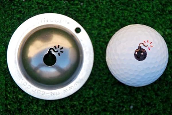 Tin Cup Tin Cup Bombs Away Golf Ball Marking Stencil - Durable Steel Design for Precision Marking