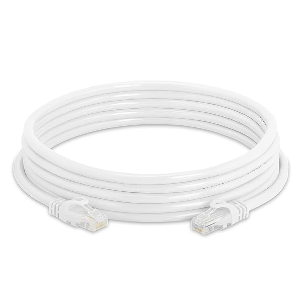 Cmple High-Speed 15ft Cat6 Ethernet Cable - 10 Gigabit RJ45 Patch Cord with Gold Plated Connectors - View 3 of 3