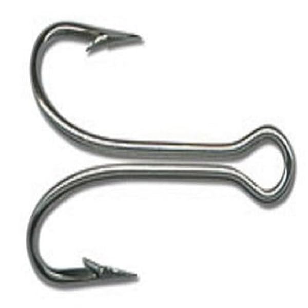 Mustad Buy Mustad Double Hook Nickel 3/0 - Durable Fishing Hooks for Ultimate Performance