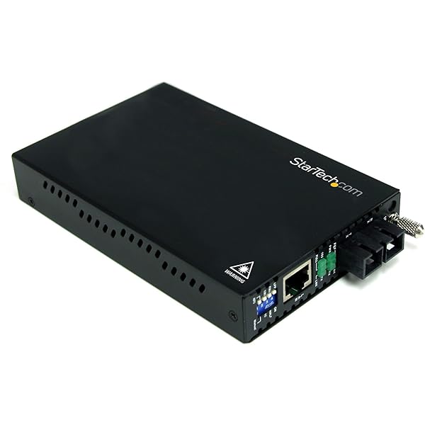 StarTech.com StarTech 10/100 Mbps Multi Mode Fiber Media Converter SC - 1.2 Miles, TAA Compliant (ET90110SC2)