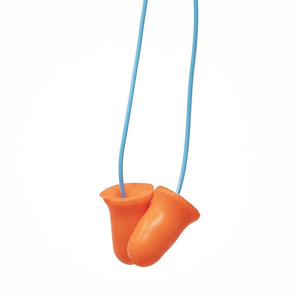 Plugfones Plugfones Basic Earplug-Earbud Hybrid: Noise-Reducing Orange Earphones for Ultimate Comfort - View 4 of 4