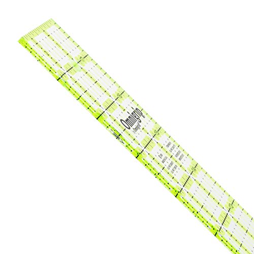 Omnigrid "Omnigrid Omnigrip 2x12.5" Quilting Ruler - Clear Precision Tool for Seamless Sewing" - View 4 of 4
