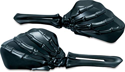 Kuryakyn Shop Kuryakyn 1758 Skeleton Hand Motorcycle Mirrors - Black Stems & Heads, Perfect Handlebar Accessory! - View 2 of 9
