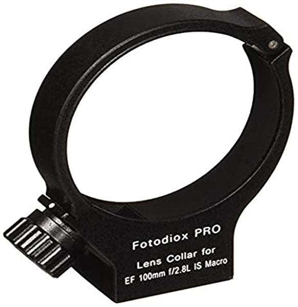Fotodiox Pro Tripod Lens Collar for Canon EOS EF 100mm f/2.8L Macro - Premium Mount Ring for Stability