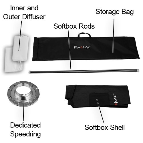 Fotodiox Fotodiox Pro Soft Box SBX-Stnd-Comet 24x80: Ultimate Lighting Solution for Photographers - View 3 of 4
