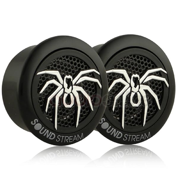 Soundstream Soundstream TWS.3N Tweeters: 110W 1-Inch PEI Dome, 4 Ohm - Black & Silver Audio Upgrade - View 2 of 3