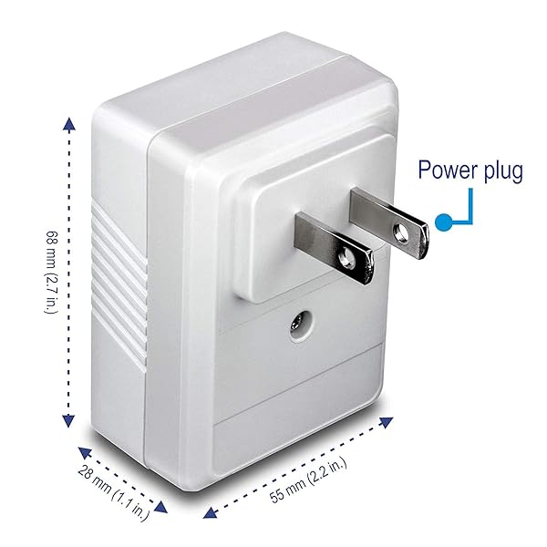 TRENDnet TRENDnet Powerline 500 AV Nano Adapter Kit - Fast Plug & Play Networking for Windows 10/8/7 | 2 TPL-406E Adapters - View 3 of 3
