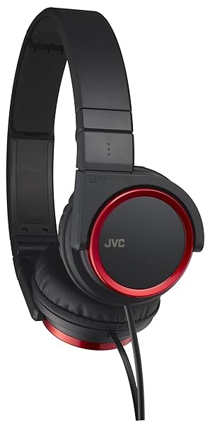 JVC JVC Victor HA-S400-R Red Foldable Headphones - Premium Japanese Import for Ultimate Sound Quality - View 2 of 6