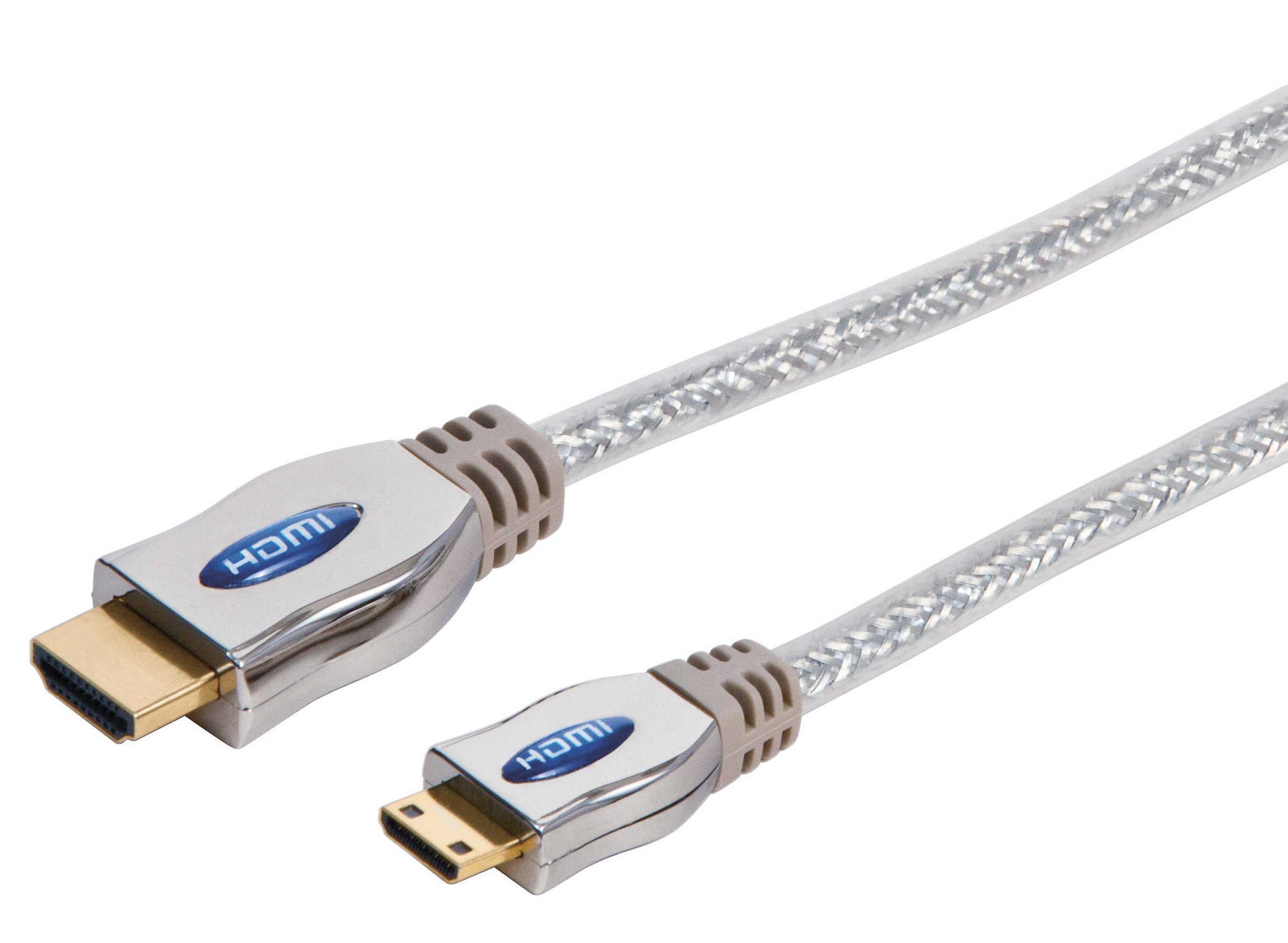 AmerTac Zenith VH3003HDMN 24K Gold High Speed HDMI Mini Connector Cable 3 Feet for Superior Performance