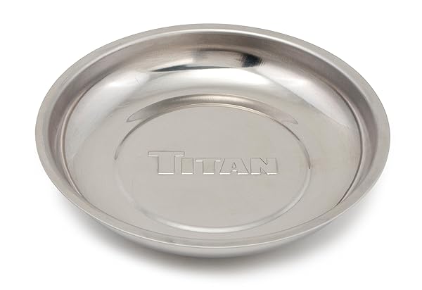 TITAN Buy Titan 21264 5-7/8 Round Magnetic Parts Tray - Durable & Convenient Tool Organizer