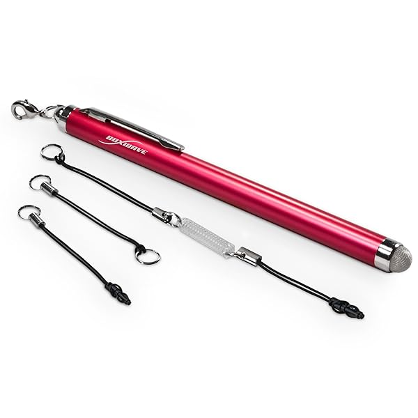BoxWave BoxWave EverTouch Stylus for iPad 4 & 3 - Ultra Durable FiberMesh Tip for Precision & Smoothness (Rose Pink) - View 2 of 10