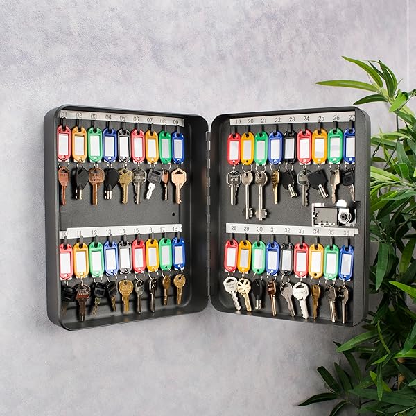 BARSKA BARSKA 36 Position Key Safe with Combination Lock - Secure Medium Storage Solution - View 6 of 8