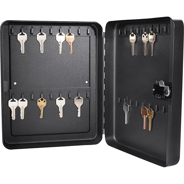 BARSKA BARSKA 36 Position Key Safe with Combination Lock - Secure Medium Storage Solution - View 2 of 8