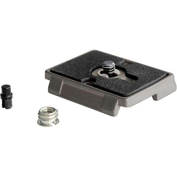 Manfrotto "Manfrotto 200PL RC2 Quick Release Plate: 1/4"-20 Screw & 3/8" Bushing Adapter for Easy Camera Mounting" - View 3 of 4