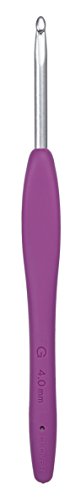 Clover Shop Clover 1045/G Purple Amour Crochet Hook - Size G (4.0mm) for Perfect Crochet Projects - View 4 of 7