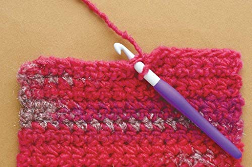 Clover Shop Clover 1045/G Purple Amour Crochet Hook - Size G (4.0mm) for Perfect Crochet Projects - View 7 of 7