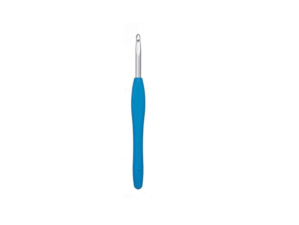 Clover Shop Clover 1047/H Deep Blue Amour Crochet Hook - Size H (5.0mm) for Perfect Crochet Projects - View 2 of 5