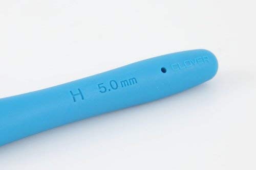 Clover Shop Clover 1047/H Deep Blue Amour Crochet Hook - Size H (5.0mm) for Perfect Crochet Projects - View 5 of 5