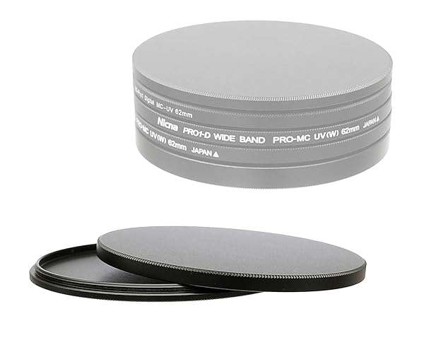 Fotasy 72mm Metal Filter Stack Caps - Slim Aluminum Alloy for UV, CPL & ND Filters