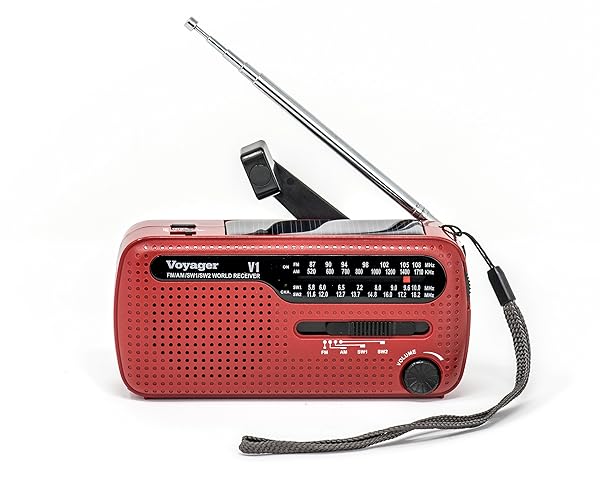 Kaito Buy Kaito V1 Voyager Solar Dynamo Radio: AM/FM/SW, Phone Charger & 3-LED Flashlight - Perfect Emergency Gear! - View 2 of 10